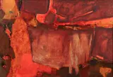 Ruth Selwitz, Bruised Radiance, mixed media collage and acrylic on canvas
