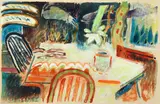 Joseph R. Shepler, (American, Western PA, 1937-2018),, Plant Feeding, 1980, acrylic on canvas