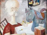 William Glen Davis, Henry, 1939, oil on canvas