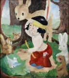 William Glen Davis, Little Hiawatha, 1937, oil on canvas