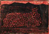 Milton Avery, Lamb, 1954, (Lunn 1973, no. 58, iv/iv), color, woodcut on wove paper, pencil