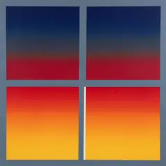 Herbert Bayer, At Dusk, 1969, original, screenprint