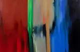 Patrick Kelly, Abstract, 1986, acrylic on canvas