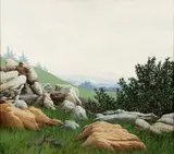 Peter M. Loftus, View from Westgate #4, 1983, oil on canvas