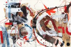 Sam Middleton, Untitled, Collage, 1964, mixed media collage on paper