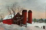 Tribute to Ruisdael by George Nick, 1982, oil on canvas, offered Oct 2025