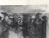 Herbert Olds, (American/Pittsburgh, 20th century), Headboard Number 2, undated, charcoal on paper