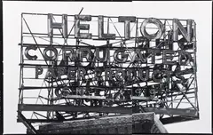 Mark Perrott, Shelton Corrugated (Secaucus, NJ), 2009, silver gelatin, photograph collage (two pinned