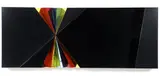 Irene Pasinski, The New Decade/Intersection, 1990, colored, acrylic wall releif, apparently
