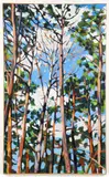 Charles Gibbons, (American/Pittsburgh, b. 1947), Tall Trees, 1983, oil on canvas