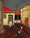 Leonard Lieb, Hill District Scene, Pittsburgh