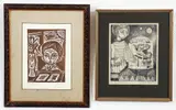 Irving Amen, Lot of 2: The Bird Cage, undated, etching, ed. 3/90