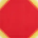 Herbert Bayer, Four Yellow Corners, 1969, color, screenprint, apparently