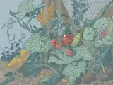 Jack Beal, Garden, linocut in colors