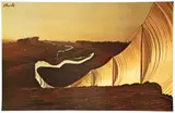 Christo, Running Fence, Sonoma and Maina Counties, California, photograph, offset lithograph poster printed on glossy stock