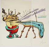 Royal Insect / Metamorphosis, 1974, color by Salvador Dalí, lithograph on 4, offered Sep 2025