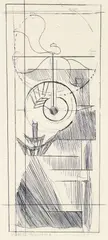 Marcel Duchamp, Coffee Mill (from Du Cubisme), 1947, etching on wove paper