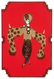 Erté, (Russian-born French, 1892-1990), Willow Tree, from the Asian Princess Suite, mid 1980s, embossed, serigraph in color