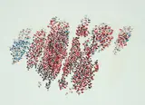 Robert Goodnough, Autumn Leaves Always, 1992, serigraph printed in colors