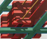 Hugh Michael Kepets, Allegheny III, 1980, color
