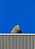 Nicholas Krushenick, Kennebunkport, 1980, color, silkscreen