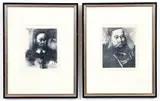Jack Levine, 2 etchings. FIRST: The Bearded Man