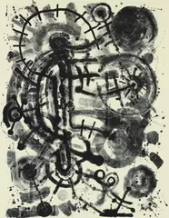 Untitled by Richard Mock, 1985, lithograph printed on handmade paper, pencil, offered Sep 2025