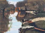 Gordon Mortensen, October on The Sioux, 1982, reduction color