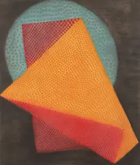 Arthur Luiz Piza, Pli [Fold], 1973, color, etching and relief intaglio, from the