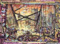 Edward Hopper was Driving When We Came Out of The Tunnel, color by Robert Qualters, serigraph, offered Sep 2025