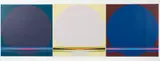 Lothar Quinte, Group of 3 screenprints from Solar Calendar (Sonnenzyklus Kalender) series, 1970, screenprints on thick card, all