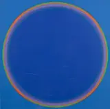 Lothar Quinte, Corona, (Blue), 1973, silkscreen printed in colors, pencil