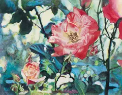 Joseph Raffael, Carol's Magic Garden, 1982, lithograph printed in colors