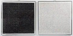 David Roth, Two framed Random Colors, 1977, serigraph printed in colors, pencil