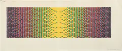 David Roth, The Metamorphosing of the Spectrum, 1975, color, serigraph, pencil