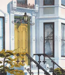 Altoon Sultan, Golden Door, Trenton N.J., 1980, lithograph printed in colors