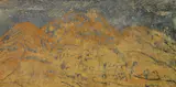 Yukio Katsuda, Mountains, 1967, color, woodcut