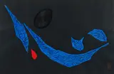 Maki Haku, Poem 71-24, color woodblock and embossing, 20 x 30.25 inches