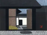 Kiyoshi Saitō, Daitoku-ji Kyoto, 1971, woodblock printed in colors, signed in black