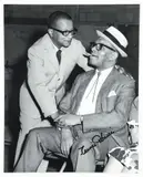 Charles Harris, (American/Pittsburgh, 1908-1998), Billy Strayhorn and Another Gentleman, taken 1940s/1950s, silver gelatin print, printed later 1980s/1990s. Signed in black