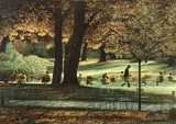 Harold Altman, Late Afternoon, undated, color, lithograph