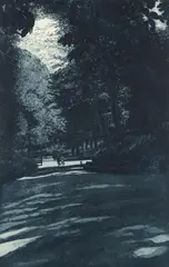 Luxembourg VII by Harold Altman, etching and aquatint, offered Aug 2025