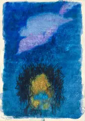 William Anzalone, Untitled Abstract Landscape, undated, watercolor on paper