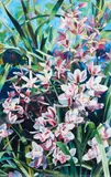 Pas de Deux, 1980s by Linda Bastian, watercolor, offered Aug 2025