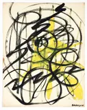Theodore Brenson, (Russian/American, 1893-1959), Untitled Abstraction, 1951, oil on paper