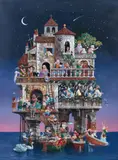 James C. Christensen, Superstitions, 1997, offset, lithograph, pencil