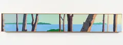 Shore by Richard Channin, 1983, oil on board, offered Aug 2025