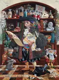 James C. Christensen, The Oath, 2000, offset, lithograph, pencil