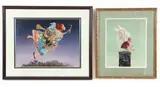 James C. Christensen, Pair of offset lithographs: The Responsible Woman, 1992, pencil