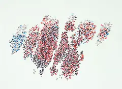 Robert Goodnough, Autumn Leaves Always, 1992, serigraph printed in colors